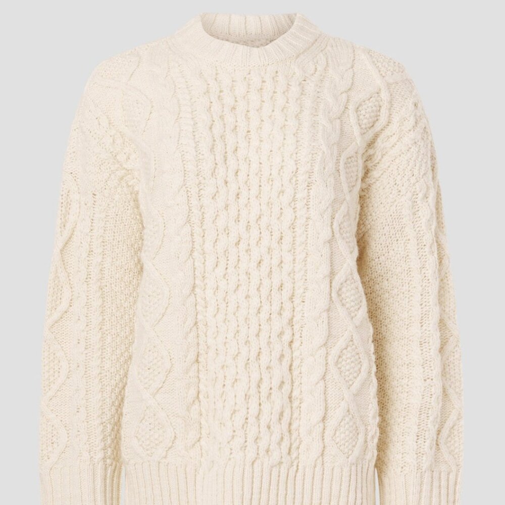 Cable-Knit Oversized Sweater - Picture 2 of 5